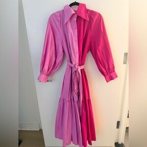 Christopher John Rogers Pink and Magenta Dress